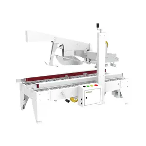 Automatic PLC Servo Rear Packaging Line Solution Carton Erector Packer Sealer Robot for Food for Metal Paper Case Can Packing