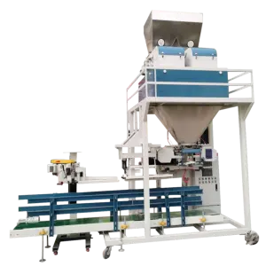 25- 50Kg Nut Food Corn Feed Rice Granule Weighing Packing Machine for Beans, Grains, Soil, Seeds,Pellets, Fertilizer, Powder
