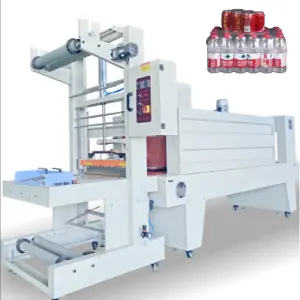 Automatic PE Film Heat Oven Tunnel Water Bottles Cans Shrink Wrapping Sleeve Packaging Machine