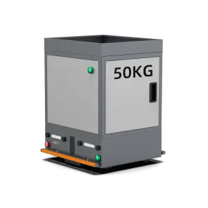 50KG Load Capacity Magnetic Tape Navigation AGV with Material Rack & Standard Remote Control