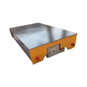 Smart AGV Robot Magnetic Trackless Guided Vehicle for Assembly Line and Material Transfer Automation 10 Ton