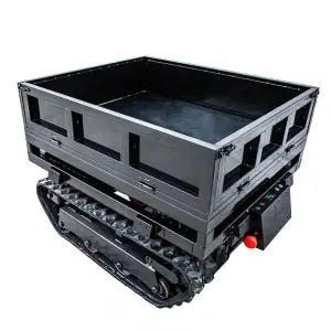 Foxtechrobot Folo L300 300kg Payload Tracked Delivery Transport Robot Rubber Track Robots