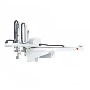 CE Certified Iml Injection Molding Machine Automatic Robots in Mold Bucket Labeling IML Robot Plastic Machinery