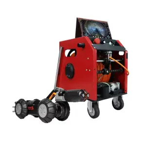 Witson DN100 Pipe Robot with Mini Camera Head and Drain Sewer Crawler Features CMOS Sensor and SD Card Data Storage Options