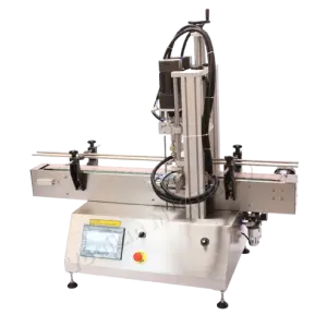CDX-500 Automatic Desktop Pneumatic Bottle Capper Metal and Plastic Glass Bottle Screw Capping Machine for Food Beverage