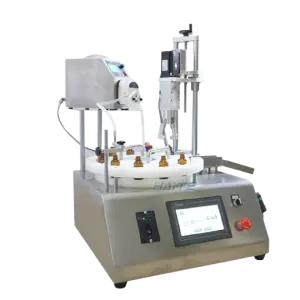 Semi-Automatic Line Vials Glass Plastic Bottles Flacons De Parfum Perfume Capper Filler Filling and Capping Machines