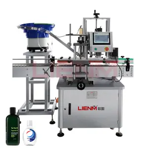 Automatic 600 Ml Pet Bottle Capper Machine Milk Bottle Desktop Capping Machine Press on Bottle Capper