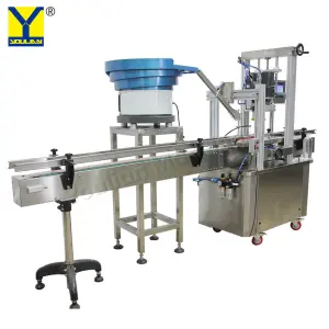 CDXGZ-1 Fully Automatic Electric Screw Spray Cap Sealer Plastic Bottle Lock Capping Machine for Beverage Mineral Food Wood