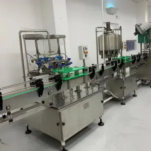 Full Automatic Small Capacity Liquid Small Bottle Washing Filling Capping Machine