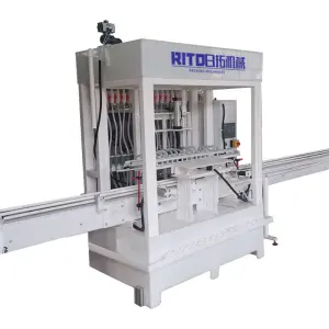 Automatic Plastic Bottle 4 Heads Anti-corrosion Hcl Acid Chemical Corrosive Liquid Filling Machine