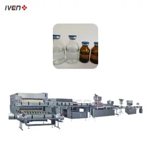 Automatic Glass Water Bottle Rinsing Filling and Sealing Machine Capping Line