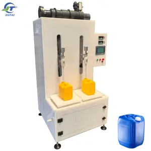 Semi Automatic Four Head Chemical Detergent Bleach Liquid Filling Machine for Plastic Bottle Anti Corrosion
