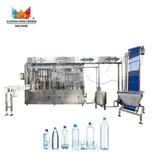 Fully Automatic Long Service Life Pure Mineral Water Production Line Plastic Bottle Washing Filling Capping Producing Machine