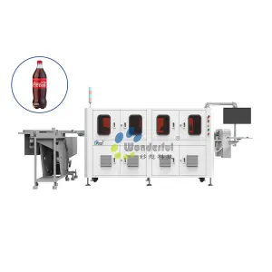 High Efficiency Automatic EBI Empty Bottle Plastic Glass Bottle Visual Inspection Machine