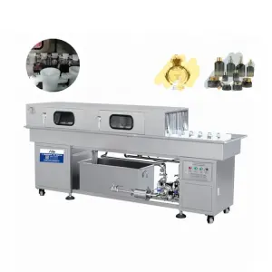 Saving Energy Machinery Industry Automatic Glass Vial Bottle Round Flat Bottle Cleaner Beer Bottle Washing Machine