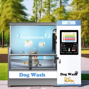Novelty Designed Self Service Automatic Coin Operated Large Dog Bathing Station Vending Washing Machine