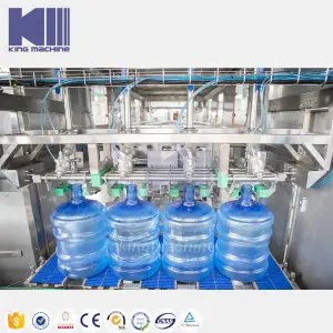 750BPH Automatic Liquid Filling Machine 20 Litre 5 Gallon Water Washing Filling Capping Machinery