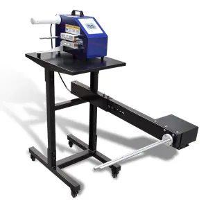 Air Cushion Film Winding Rack Coiling Table Machine for Air Bubble Roll Automatically Working with Air Cushion Machine