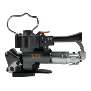 AQD Export Type Portable Pneumatic Strapping Machine Buckle Free Melt Plastic Steel Strapping Machine Tightener