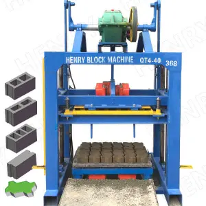 Simple Qtj 4-40c Solid Brick and Concrete Hollow Block Making Machine Brick Making Machine Manufacturer