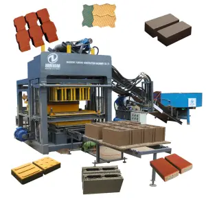 Kaidong QT4-15D Paver Making Brick Making Machinery Automatic Brick Machine Making Automatic Machine for Make Bricks