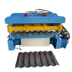 Glazed Tile Roll Forming Machine Brick Machinery Roofing Tile Making Machine