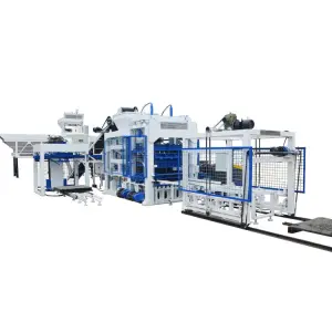 QT8-15 Fully Automatic Concrete Block Making Machine Hollow Cement Block Brick Making Machine Line Qt415s