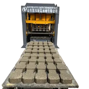 Easy to Use Kaidong QT4-15D Cement Block Molds Concrete Block Making Machine Production Line