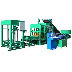 Fully Automatic Cement Hollow Interlock Paving Blocks Machine QTJ4-18 Hydraulic Concrete Block Making Machine for