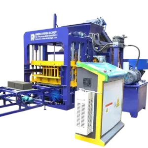 QT4-15 Fully Automatic Vibration Forming Cement Brick Making Machine Customize with Pictures Brick Press Machine