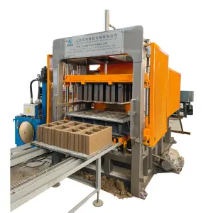 QT4-15B Full Automatic Hollow Block Making Machine Concrete Cement Brick Block Mold Machine Cement Concrete Hollow Block Machine