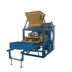 Semi Automatic Cement Block Making Machine Qt4-24 Concrete Hollow Brick Machine