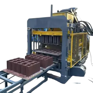 QT4-15C Fully Automatic Cement Hollow Interlock Paving Blocks Making Machine Hydraulic Concrete Brick Making Machine