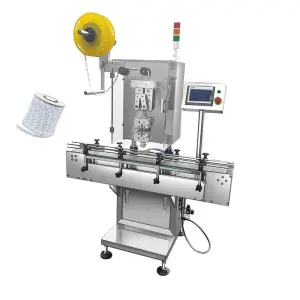 Automatic Silica Gel Desiccant Bottle Jar Bottling Filler Filling Inserter Inserting Machine
