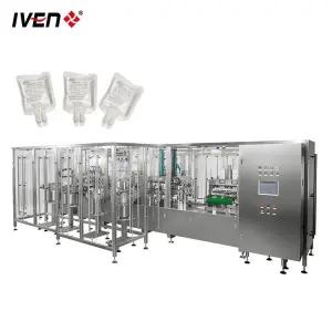 Automatic Normal Saline IV Solution Filling Sealing and Packaging Machine with CE and ISO
