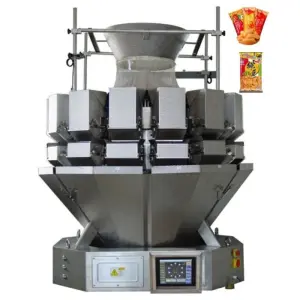 Automatic 10 Heads 14 Heads Combination Scale Multihead Weigher Filling Packing Mahine with Multihead Weighers