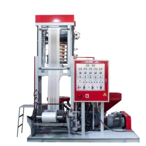 Mini Film Blowing Machine Small Size Plastic PE/ HDPE/LDPE Blown Film Extruder Machine Plastic Film Blowing Machine