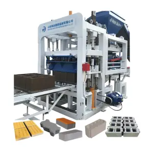 Small Business Egg Laying Hydraulic Fully Automatic Color Paven Paver Hollow Concrete Cement Brick Block Making Machine