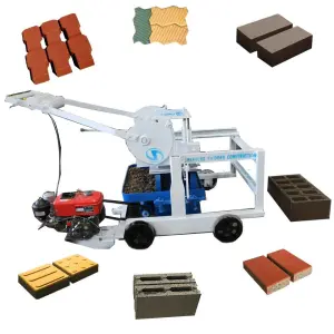 QTM4-40 Block Making Machine Manual Brick Making Machine Cement Paver Making Machine