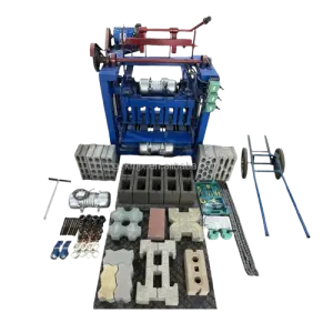 Concrete Hollow Block Brick Machine Multiple Specifications Cement Interlocking Paving Brick Making Machine