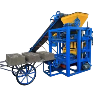 4-35 4-26 Automatic Paver Laying Brick Making Machine for Building Hollow Concrete Cement Block Moulding Brick Machinery