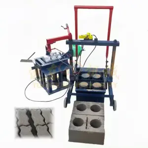 Building Material 4-15 Brick Making Automatic Concrete Block Making Machine