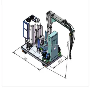 Culture Stone Add Powder Multi-color PU Machine Polyurethane Foam Filling Machine