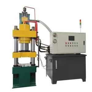 250 Ton Four Column Three Beam Hydraulic Press Steel Metal Rubber Powders Processing PLC Gear Motor Core Manufacturing Plant