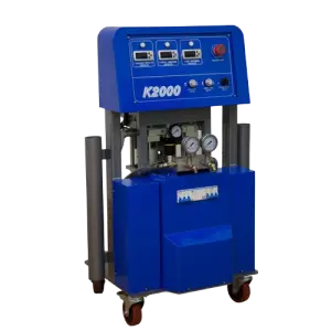 K2000 Portable Insulation Waterproofing Machine With Power Spray Gun PU Polyurethane Foam Core Components Pump Motor