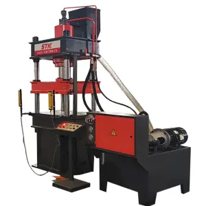 100 Tons Four Column Three Beam Hydraulic Press Used for Stretching Pressing Metal Steel Plates Motor Pump