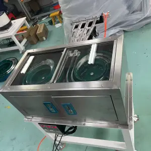 220V Core Motor Component Noise-Reduced Sound Enclosure Vibratory Bowl Feeder for Industrial Machinery Equipment