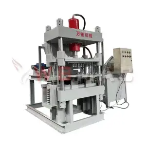 Hydraulic Shisha Hookah Charcoal Briquette Making Machine Energy Saving Logo Text Cube Hexagon Manufacturing Plant