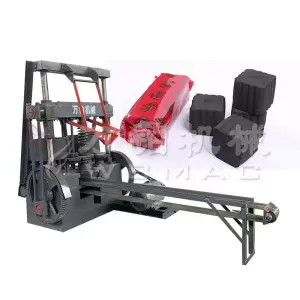 Industrial Energy-Saving Charcoal Pressing Machines Carbon Rod Forming Equipment with Motor Core Component for Barbecue