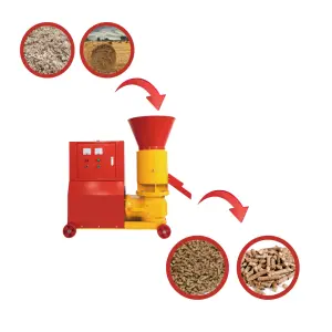 Biomass Sawdust Wood Pellet Making Mill Machine Easy to Operate Biomass Briquette Machines Wood Pellet Mills